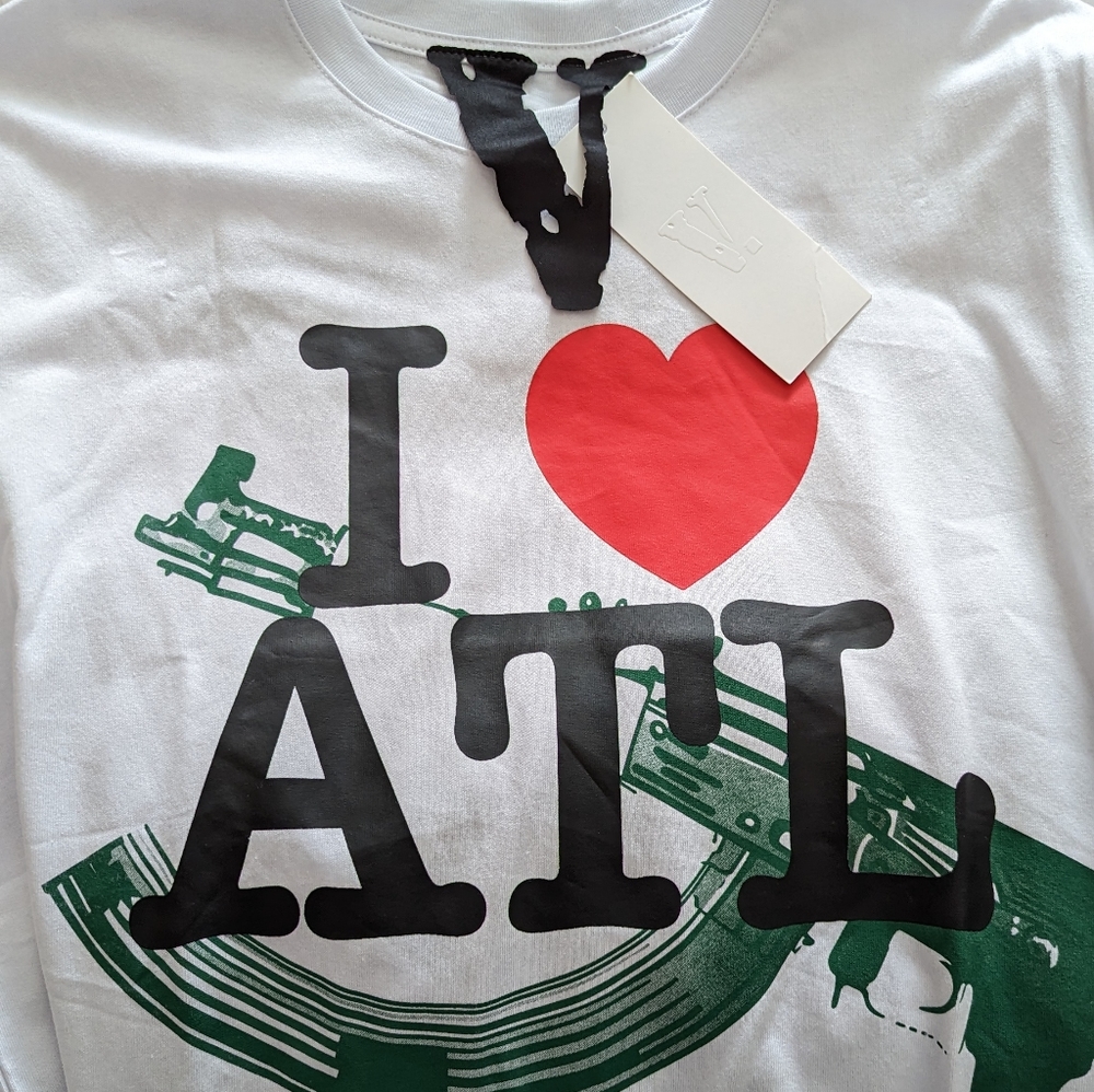 NWT Vlone "I love ATL" white tshirt